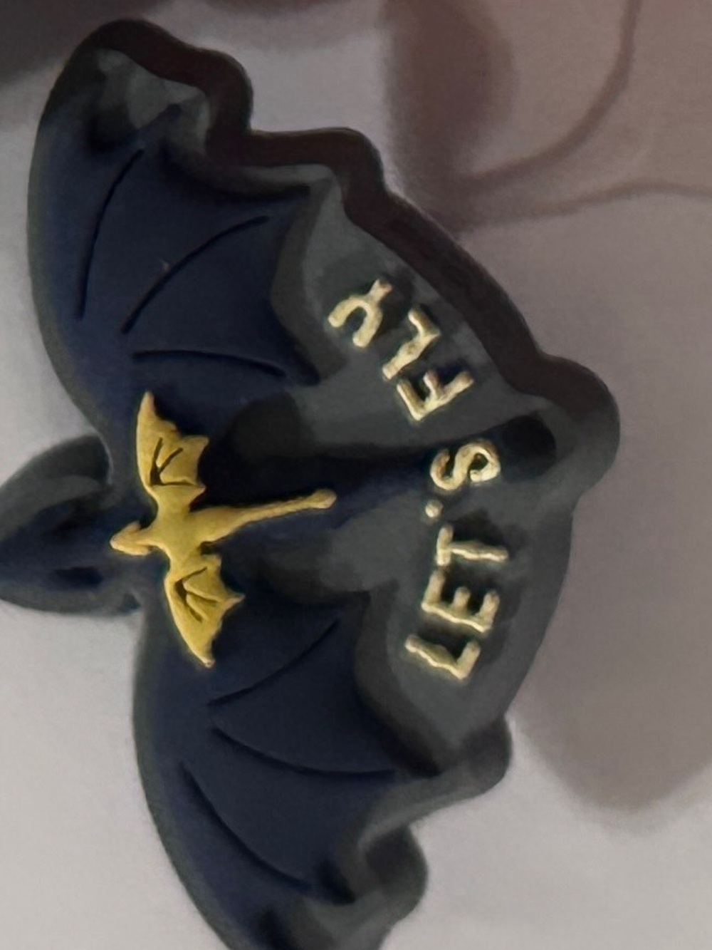 NEW CROCS Dragon Fourth Wing Jibbitz Shoe Charm Fly LET'S FLY Andarna Yarros